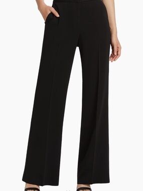 NWT Kobi Halperin Sonnet Pant Midnight Navy Blue High Rise Wide Leg Trousers 10
